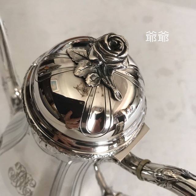 MEISSEN - ピュイフォルカ／純銀 スターリングシルバー ／ポット等3点