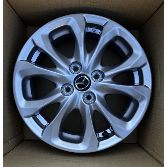 マツダ - マツダ MAZDA デミオ 新車外し15インチ 純正アルミホイール 2