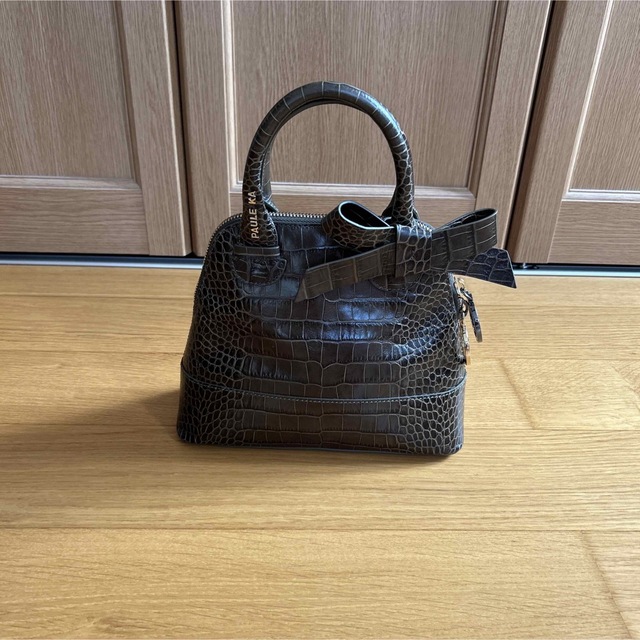 PAULE KA - ポールカ ハンドバッグ リボンつき 本革の通販 by しば