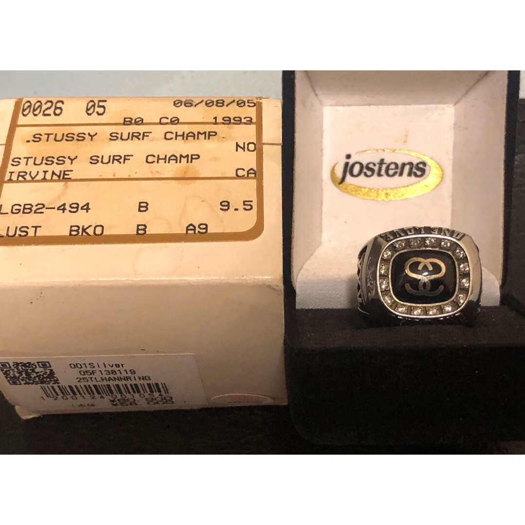 STUSSY - 新品！STUSSY 25周年記念 JOSTENS ジャスティンズ リング