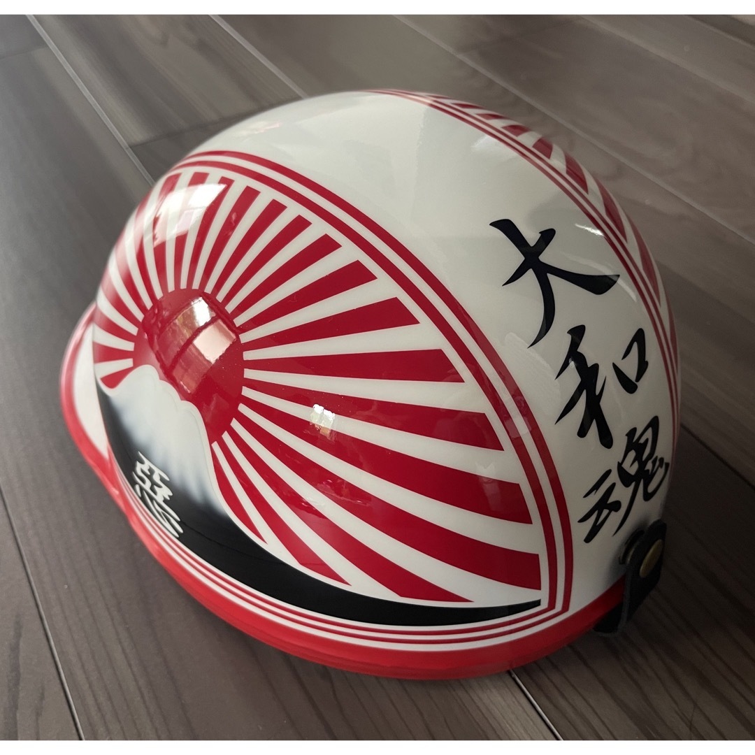 富士日章 コルク半 ヘルメット エアブラシ 大和魂の通販 by paint｜ラクマ