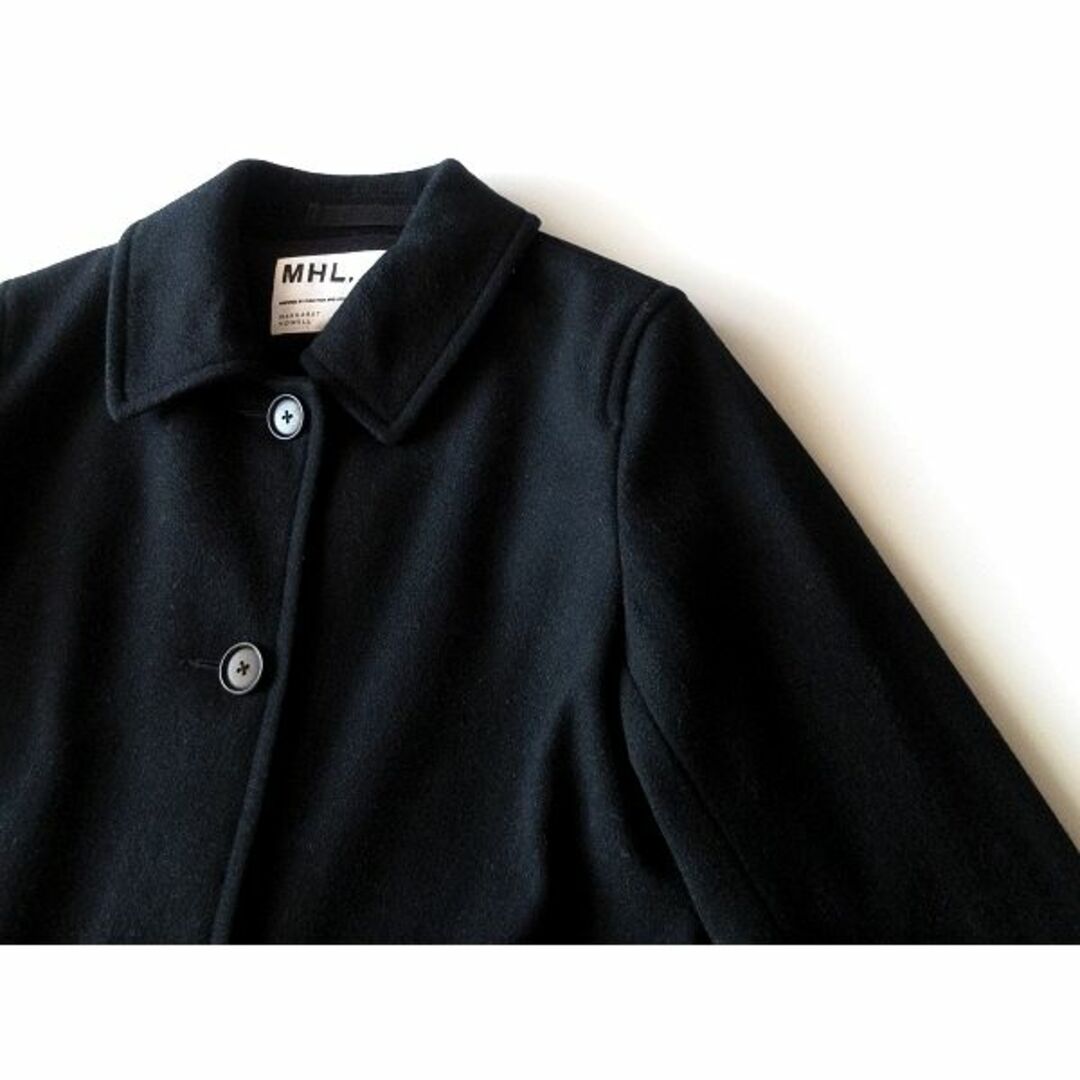 MHL. - MHL. マーガレットハウエル BASIC MELTON ステンカラーコートの