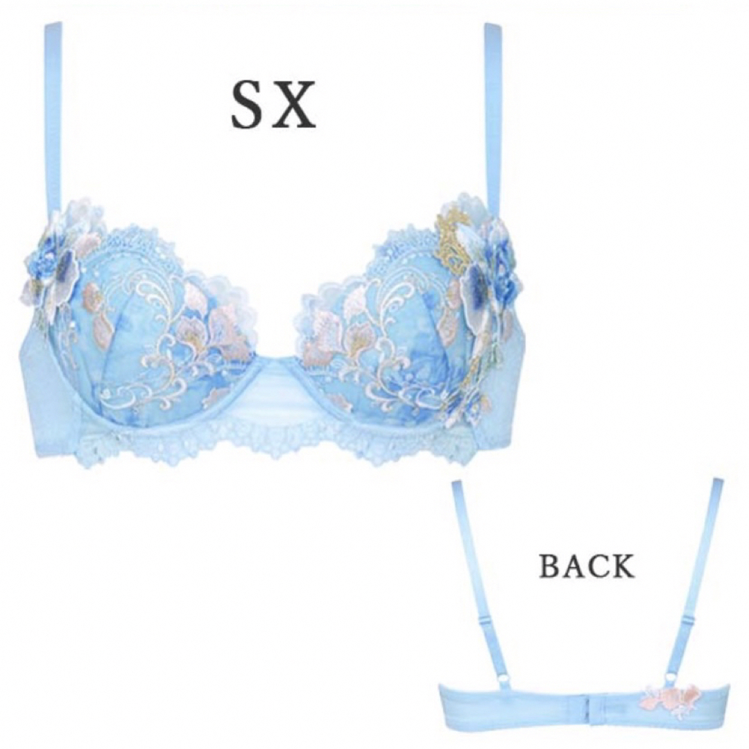 Wacoal - サルート91グループPアップブラソングセット(サックス)の通販