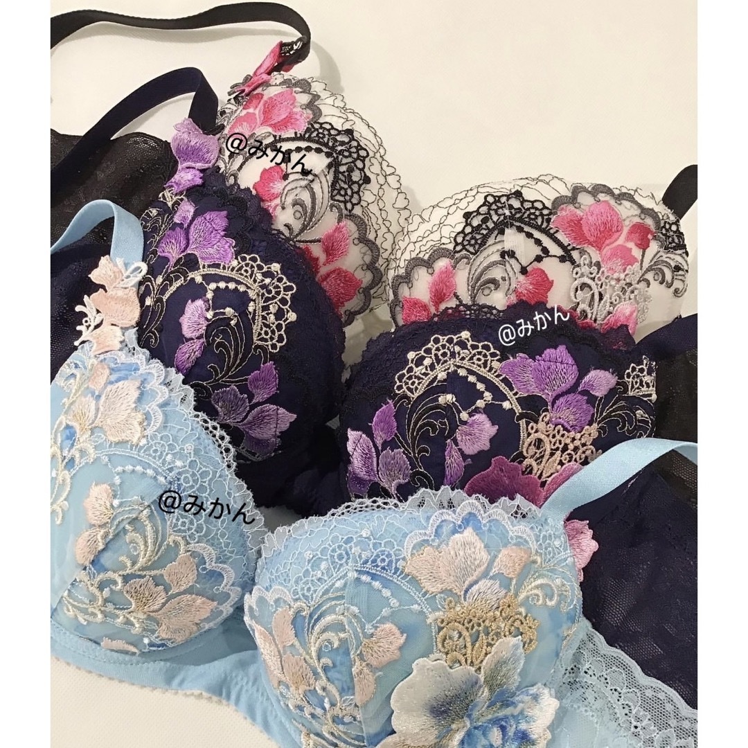 Wacoal - サルート91グループPアップブラソングセット(サックス)の通販