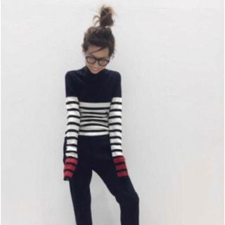 ドゥーズィエムクラス MUSE ボーダー ニット/AURALEE アパルトモン L