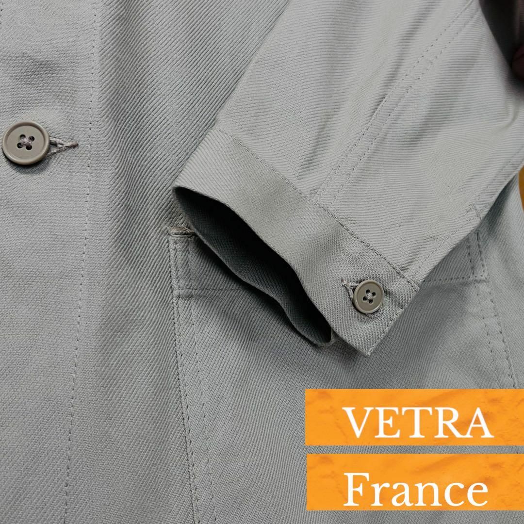 VETRA - 【ベトラ】カバーオール ワークジャケット L カーキ フランス