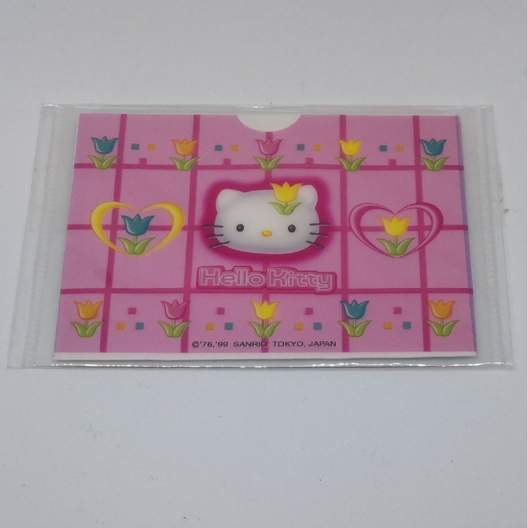 レア】サンリオ チューリップキティちゃん あぶら取り紙&カードケース