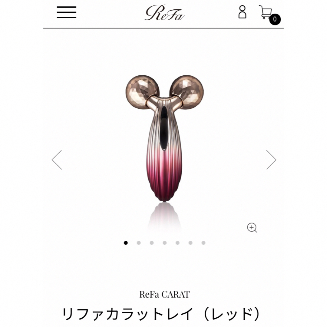 ReFa - 新品未使用 正規品 リファカラットレイ（レッド）の通販 by ひ