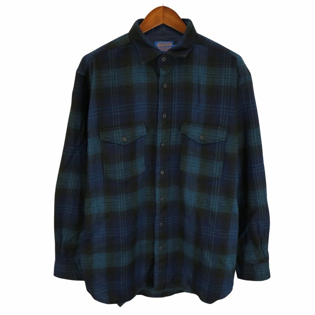 PENDLETON - 90年代 PENDLETON ペンドルトン ウール 長袖シャツ