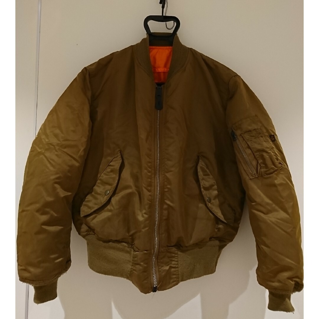 ALPHA INDUSTRIES - ☆超美品☆アルファ90年代 MA―1ゴールド