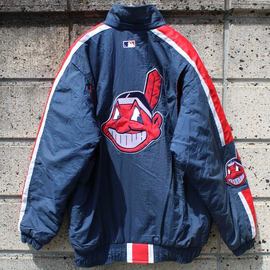 STARTER - 90s~00s Starter CLE.インディアンス 古着 スタジャンの通販