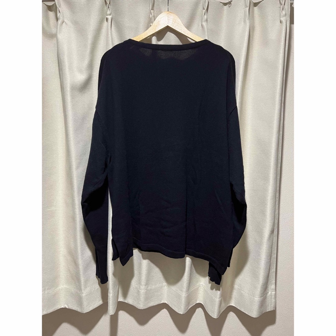 comoli 22aw カシミヤコモリニット ネイビー コモリ