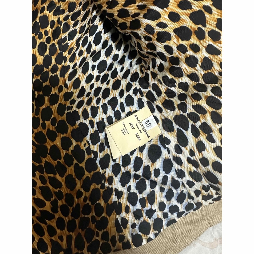 DOLCE&GABBANA - ドルチェ&ガッバーナ 裏地 豹柄 レオパード デニム
