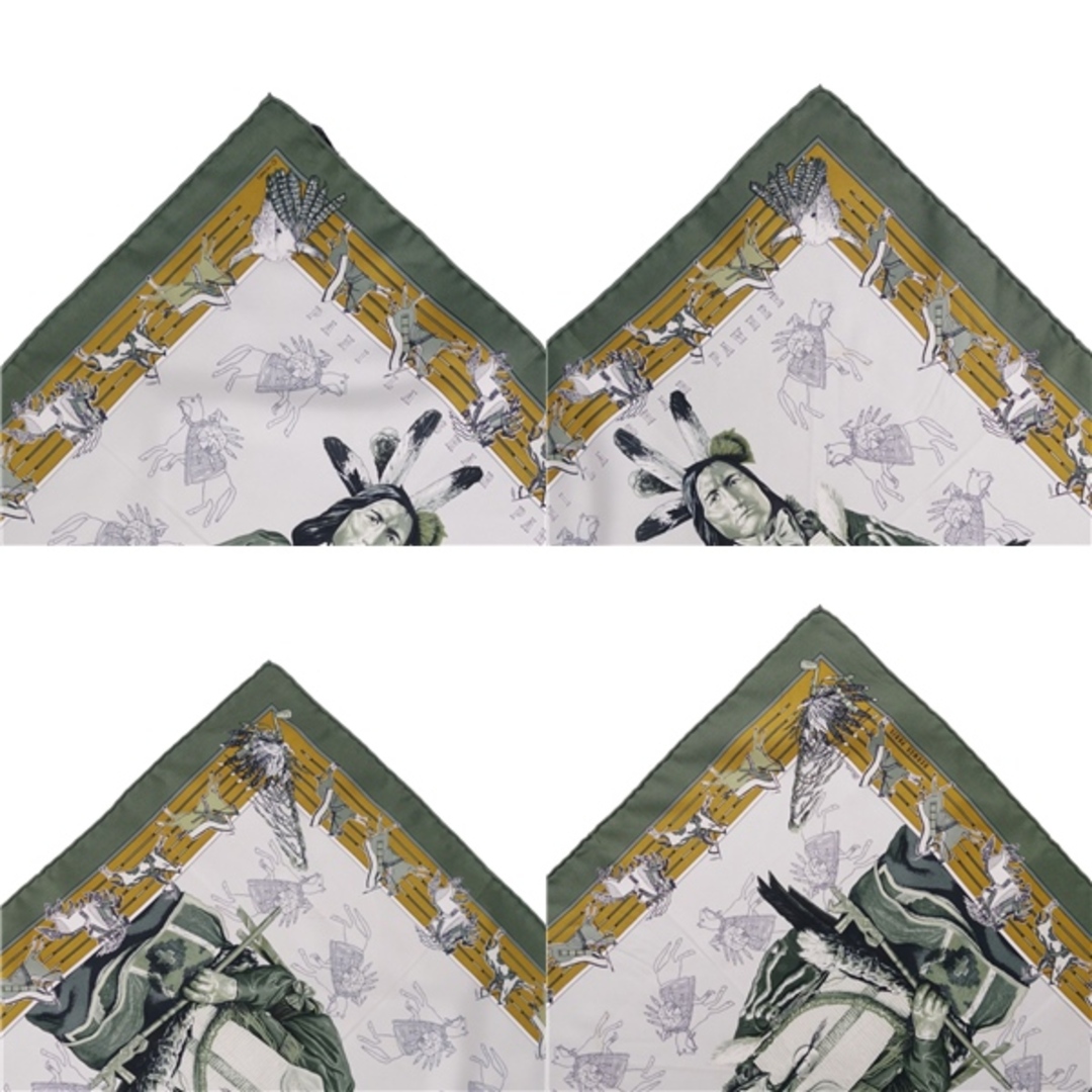 HERMES - エルメス HERMES スカーフ カレ40 PANI LA SHAR PAWNEE