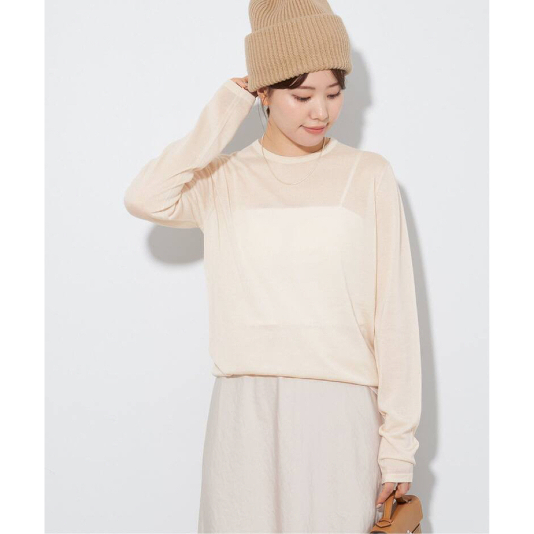 Plage - Plage CU WO Fine ニット ナチュラルの通販 by チーズ's shop