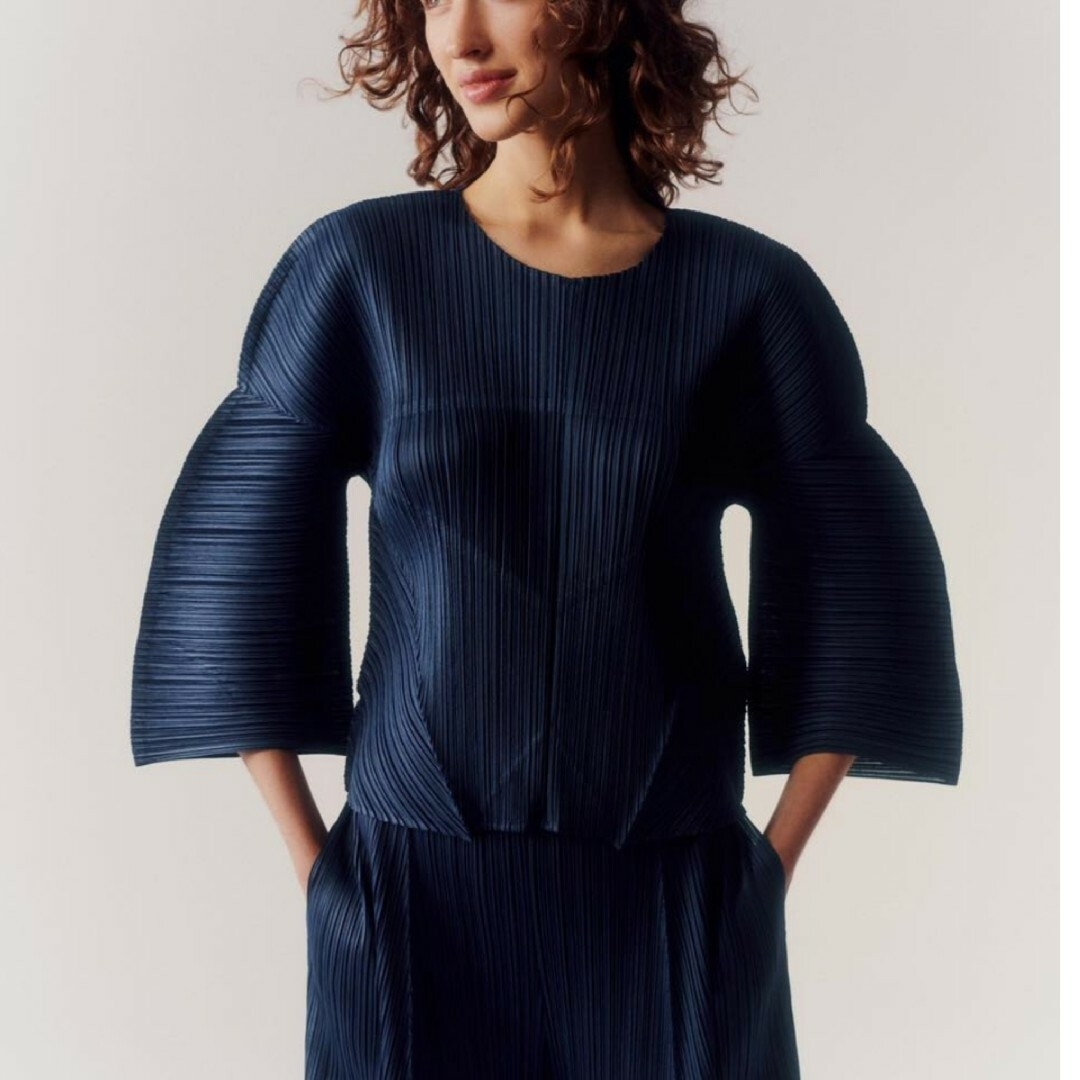 PLEATS PLEASE ISSEY MIYAKE - プリーツプリーズ 七分袖シャツの通販