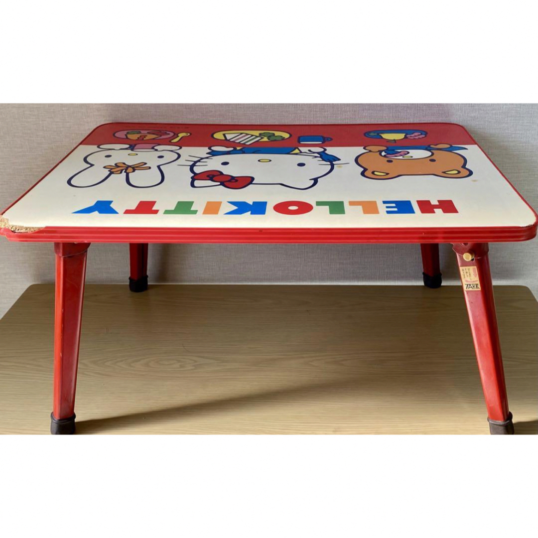 ハローキティ - ハローキティ Hello Kitty 1979年 折りたたみテーブル