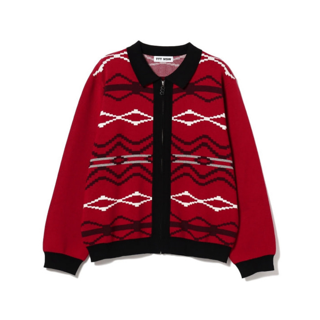 TTT_MSW - Nordic Zipup Cardiganの通販 by used shop｜ティーならラクマ