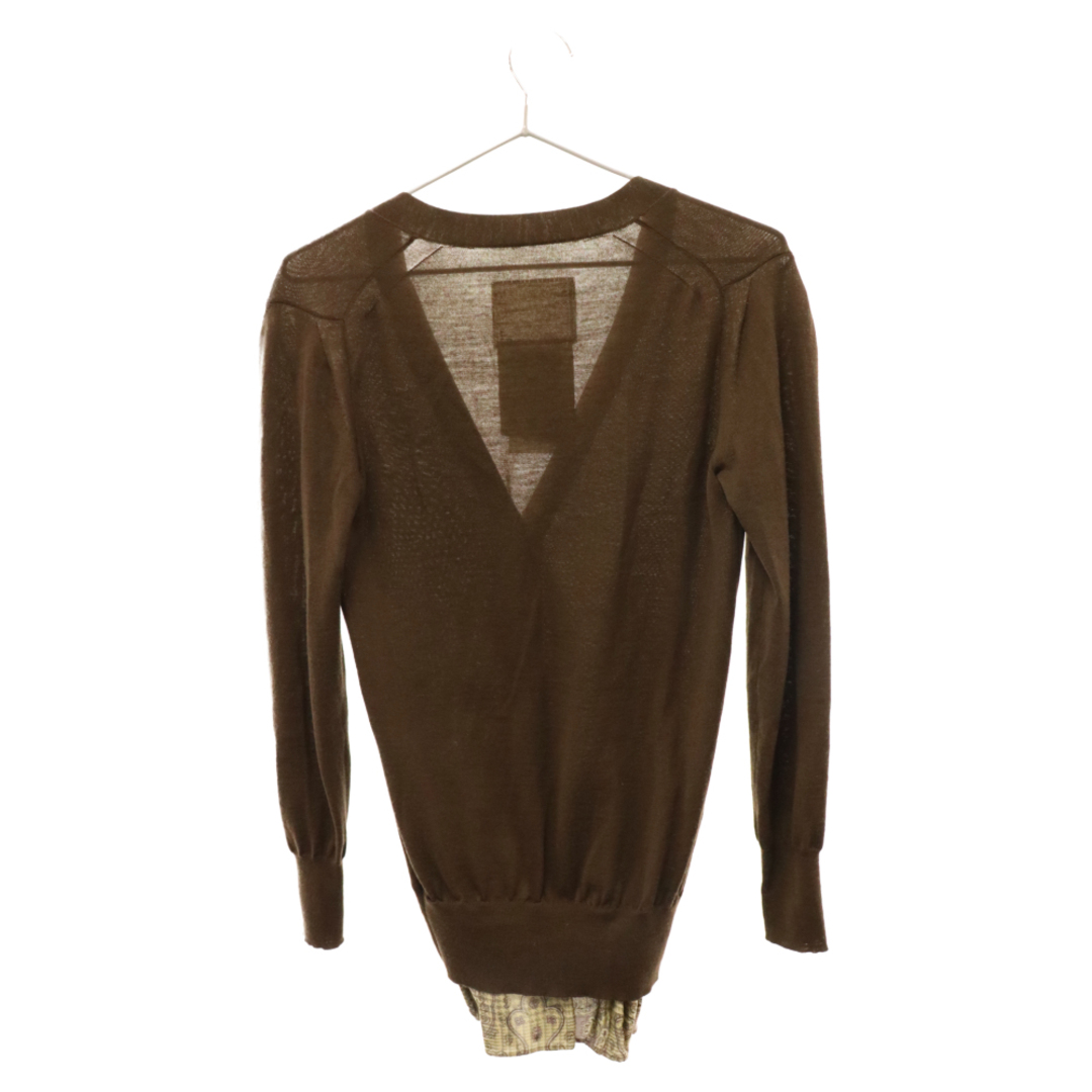 sacai - Sacai サカイ Cardigan Scarf Hem 裾スカーフドッキングウール