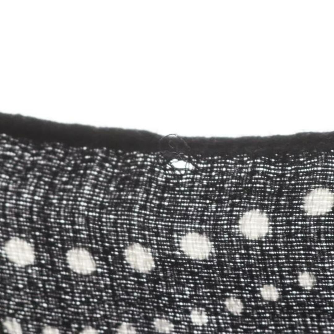 other - マニプリ manipuri ストール ウール シルク混 ペイズリー柄 黒