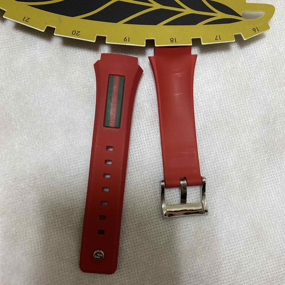 GUCCI - グッチ 純正ラバーベルト 18㎜の通販 by プレミアム｜グッチ