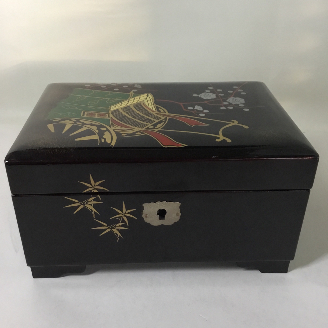 昭和レトロ商品☆オルゴール ジュエリーケース アクセサリーケース