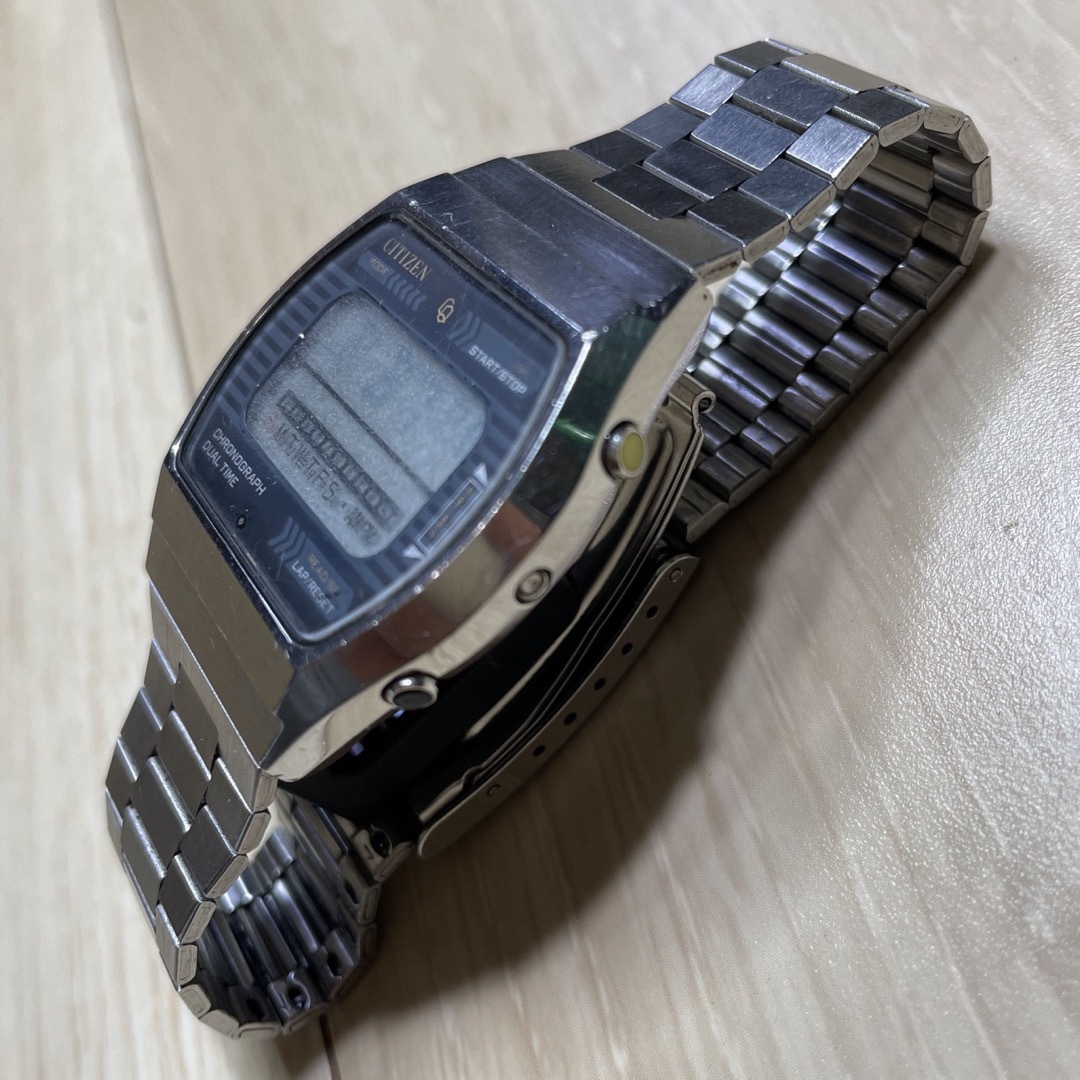 CITIZEN - 【激レア】CITIZEN CHRONOGRAPH DUAL TIME 腕時計の通販 by