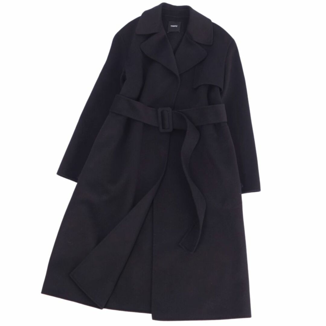 Theory - 美品 セオリー theory コート ベルト付き ロングコート