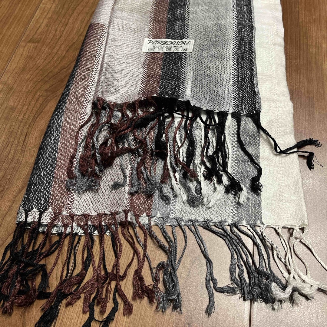 ストール パシュミナ 100パーセントの通販 by ぼんちゃん's shop｜ラクマ