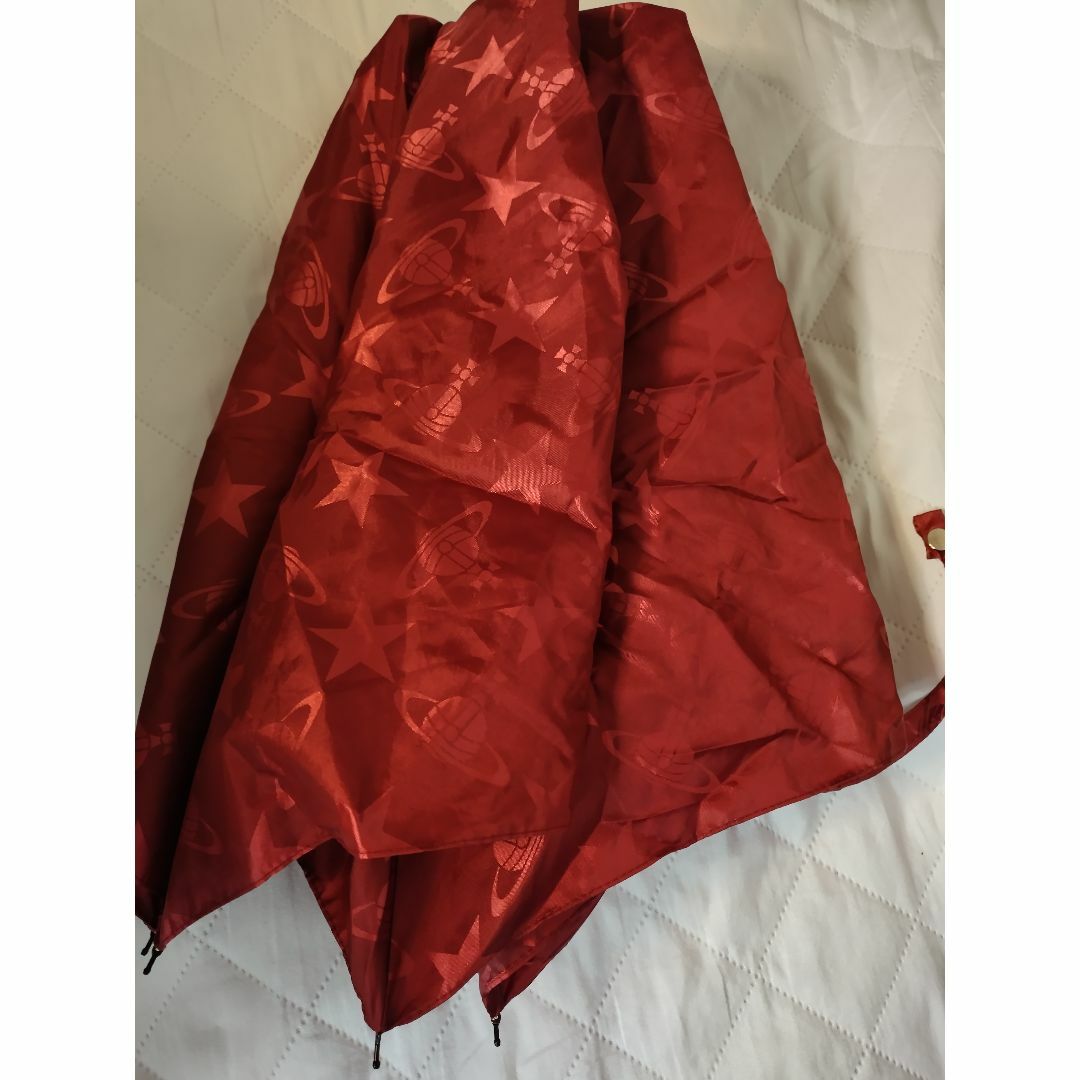 Vivienne Westwood - vivienne westwood 折りたたみ傘☆オーブ総柄* 赤