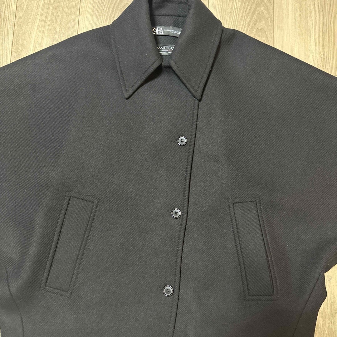 ZARA - ZARA zw collection クロップド MONTTECO ウールコートの通販