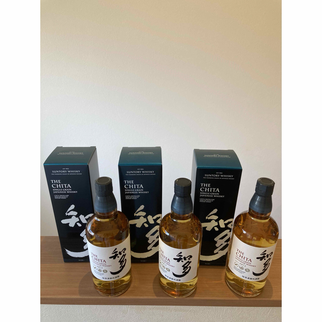 知多ウイスキー 3本セット 化粧箱付き サントリーウイスキー「知多」3