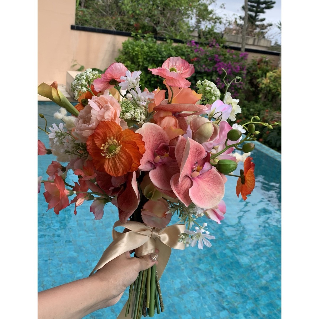 ウェディングブーケ ブートニアセット 前撮り 結婚式 S11597773 - 花束