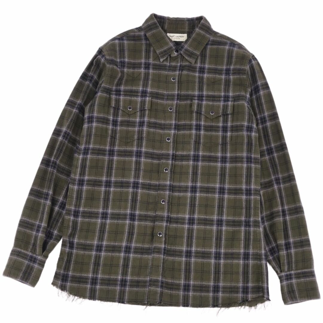 SAINT LAURENT - 美品 サンローラン パリ SAINT LAURENT PARIS シャツ