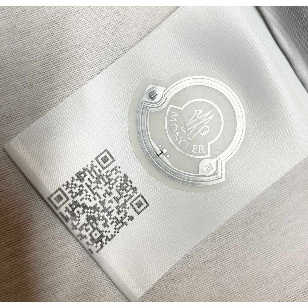 MONCLER - ［新品同様］モンクレール Tシャツ ダブルワッペン ホワイト