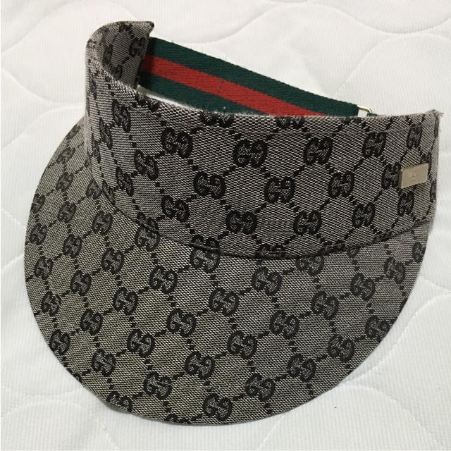 GUCCI - GUCCI サンバイザーの通販 by にしむー's shop｜グッチならラクマ