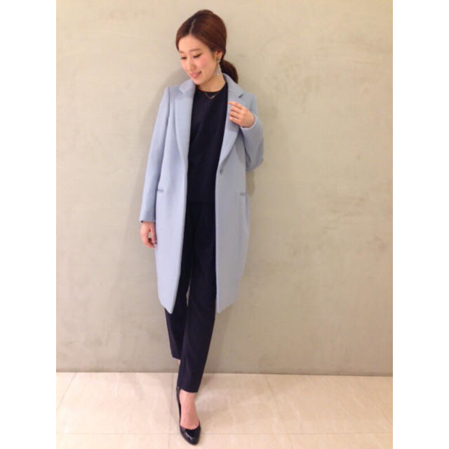ENFOLD - ENFOLD ライトメルトンテーラーコート 38 グレーの通販 by