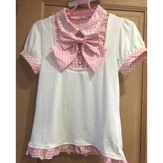 LIZ LISA（ギンガムチェック ・ シャツ/ブラウス(半袖/袖なし)）の