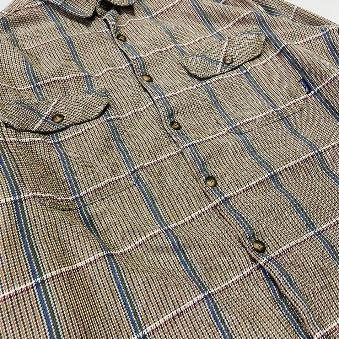 patagonia - Patagonia 1997年 ヘビーフランネルシャツ ポルトガル製 L