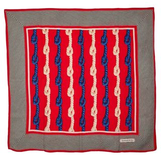 Tiffany & Co. - Tiffany & Co. シルクスカーフ 花柄 クリーニング済の