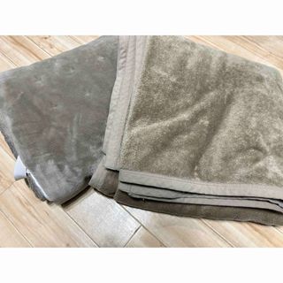 UNIQLO - UNIQLO ユニクロ ヒートテック毛布 グレー ダブルサイズの