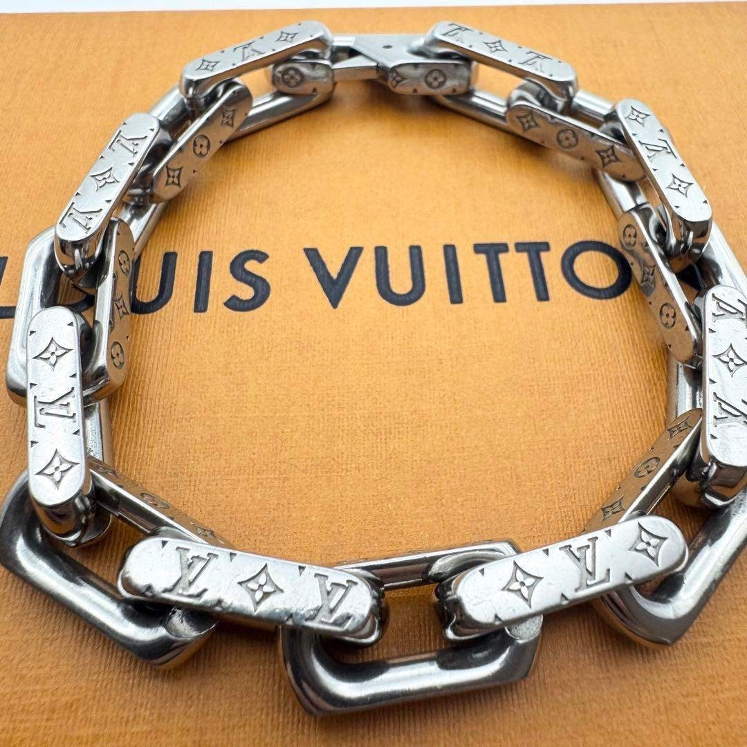 LOUIS VUITTON - 美品 ルイヴィトン チェーン ブレスレット コリエ