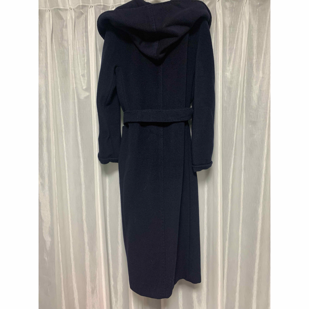 Max Mara - Max Mara マックスマーラ フード付きコート ネイビーの通販