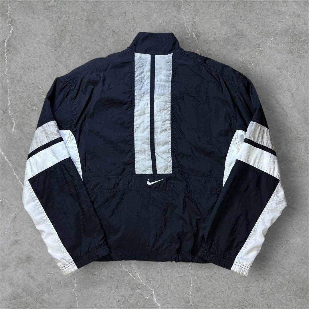 NIKE - 【NIKE】 90s nylon jacket black white Mの通販 by 即購入