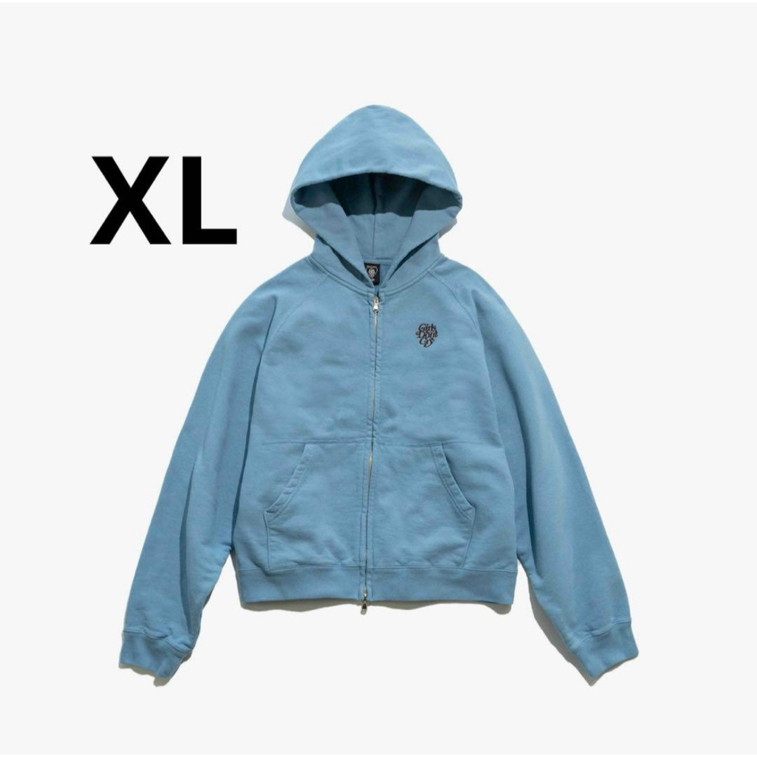 Girls Don't Cry - GIRLS DON'T CRY ZIP SWEAT HOODIE BLUE XLの通販