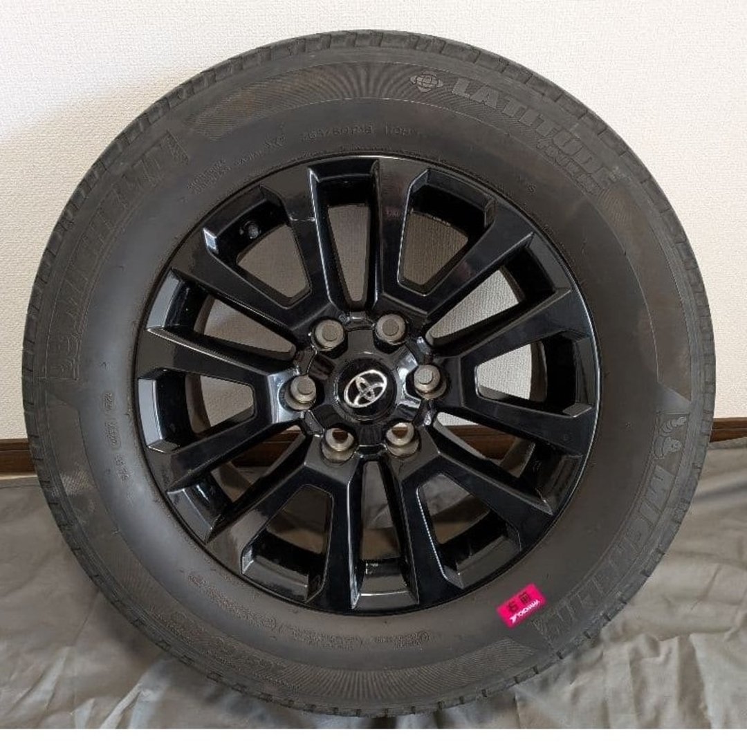 トヨタ - 150系後期プラド 純正18インチ ブラックアルミホイール 4本