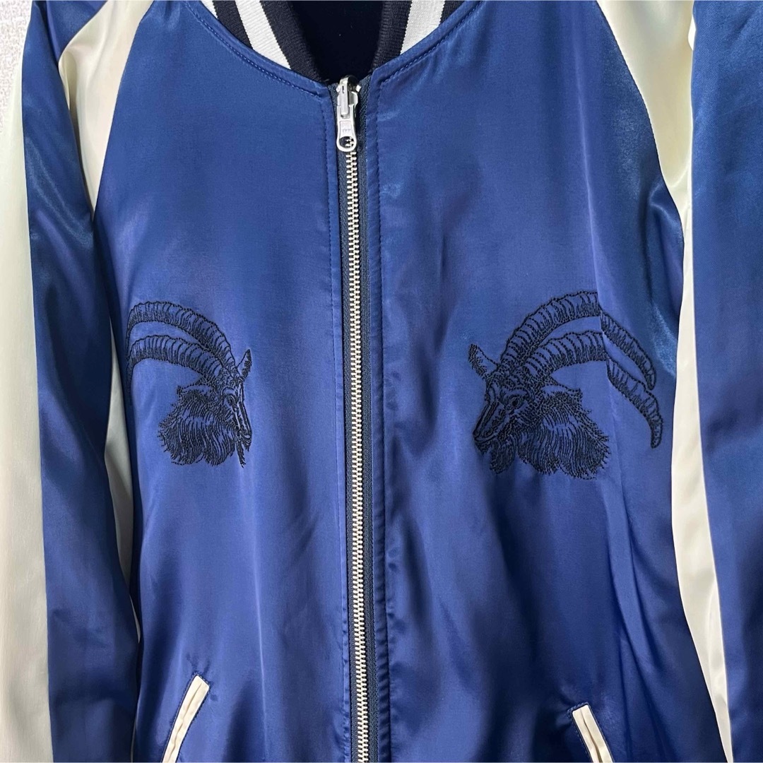 MSML - MSML/スカジャン/リバーシブル/ベロア/刺繍/ドラゴンアッシュ/L