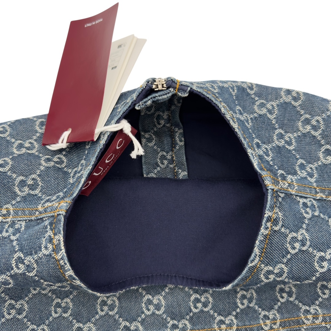 GUCCI - グッチ GUCCI GG総柄 デニム 半袖 ワンピース 818219