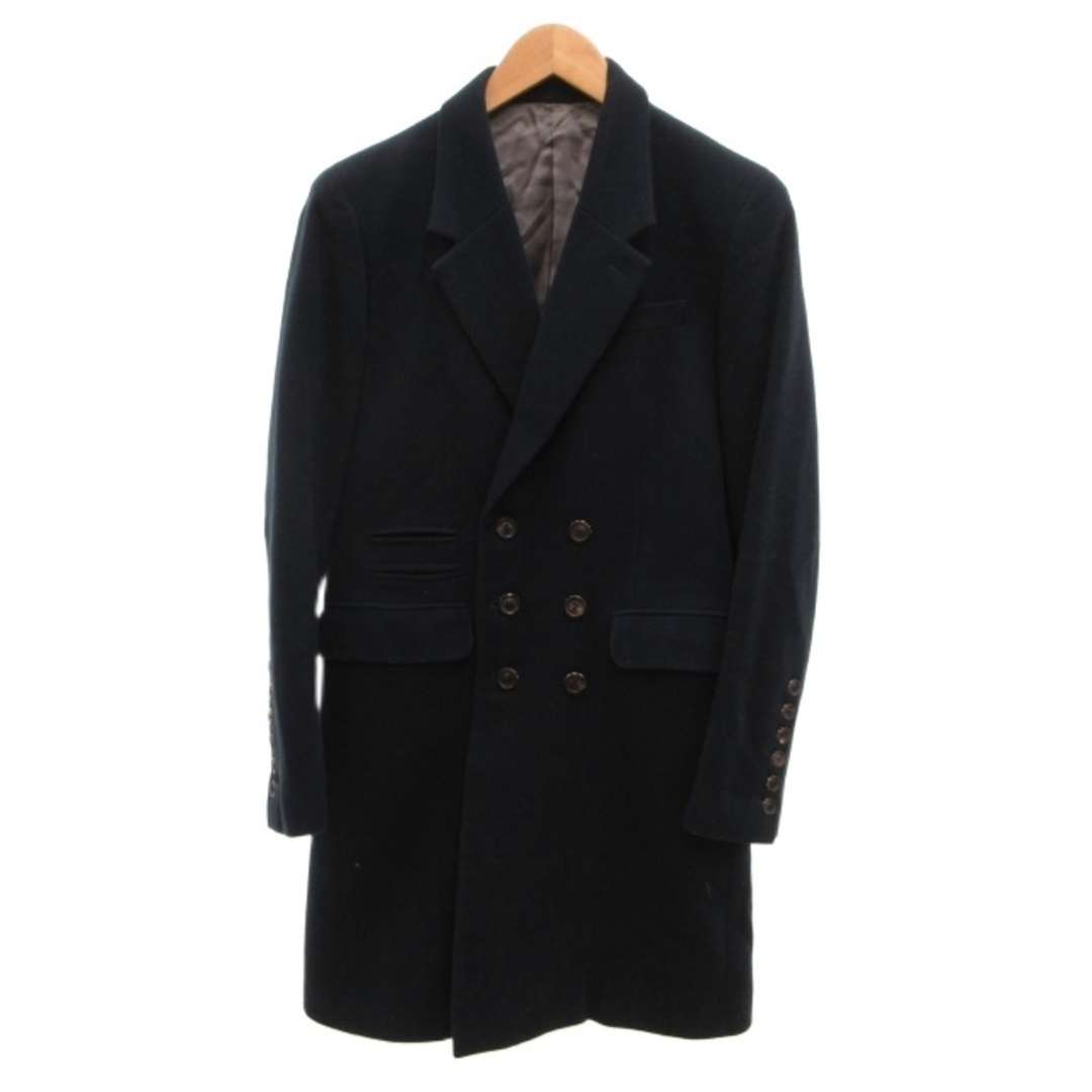 SHAREEF - シャリーフ SHAREEF チェスターコート ロング 1 紺 ネイビー