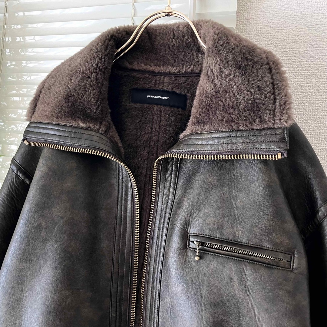 JOURNAL STANDARD - 【2024AW】JOURNAL STANDARD フェイクレザーボア